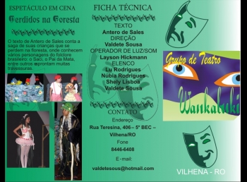 Teatro Wankabuki - 2003 a 2010 Vilhena/RO